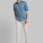 Men Slim Fit Grey Shirt