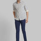 Men Slim Fit Blue Shirt