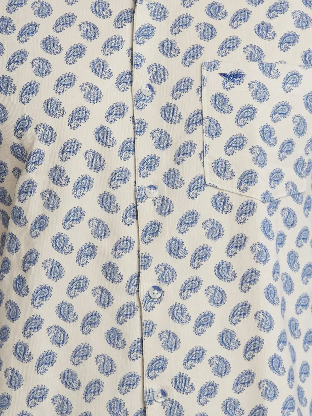 Men Slim Fit Blue Shirt