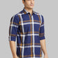 Men Slim Fit Blue Shirt