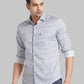 Men Grey Slim Fit Checks Cotton Shirts