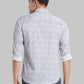Men Grey Slim Fit Checks Cotton Shirts