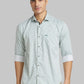 Men Orange Slim Fit Print  Cotton   Shirts