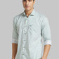 Men Orange Slim Fit Print  Cotton   Shirts