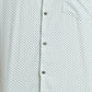 Men Orange Slim Fit Print  Cotton   Shirts