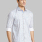 Men Blue Slim Fit Checks  Cotton   Shirts