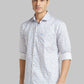 Men Blue Slim Fit Checks  Cotton   Shirts