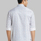 Men Blue Slim Fit Checks  Cotton   Shirts