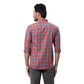 Park Avenue Men Blue Structure Slim Fit Cotton Shirt
