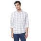 Men Red Slim Fit Checks  Cotton   Shirts