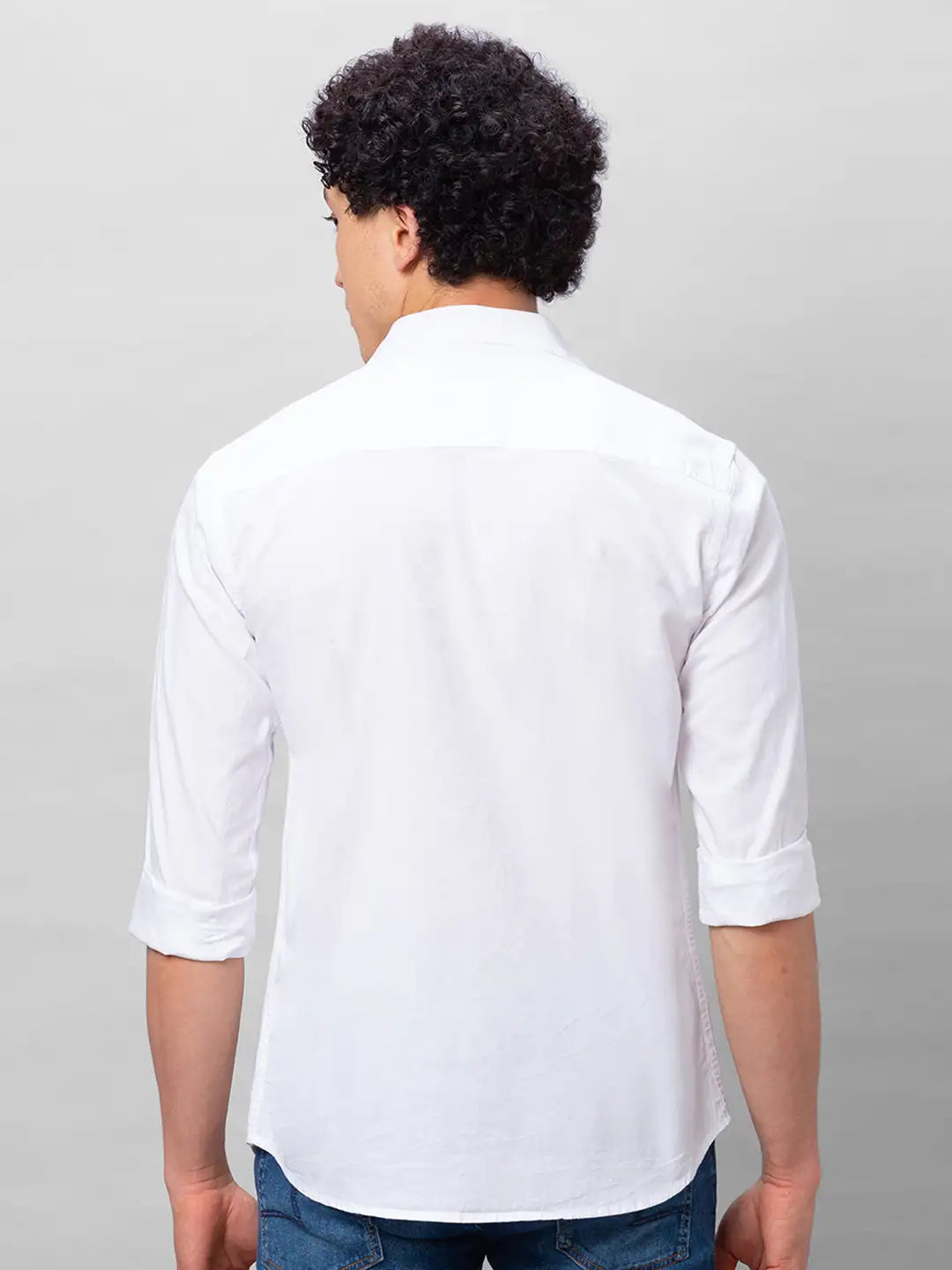 Park Avenue Men Blue Print Slim Fit Cotton Shirts