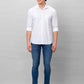 Park Avenue Men Blue Print Slim Fit Cotton Shirts
