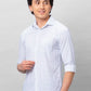 Park Avenue Men Blue Solid Slim Fit Cotton Shirts