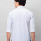 Park Avenue Men Blue Solid Slim Fit Cotton Shirts
