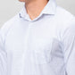 Park Avenue Men Blue Solid Slim Fit Cotton Shirts