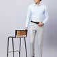 Park Avenue Men Blue Solid Slim Fit Cotton Shirts