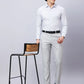 Park Avenue Men Grey Solid Slim Fit Cotton Shirts