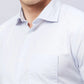 Park Avenue Men Grey Solid Slim Fit Cotton Shirts