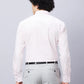 Park Avenue Men White Solid Slim Fit Cotton Shirts