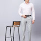 Park Avenue Men White Solid Slim Fit Cotton Shirts
