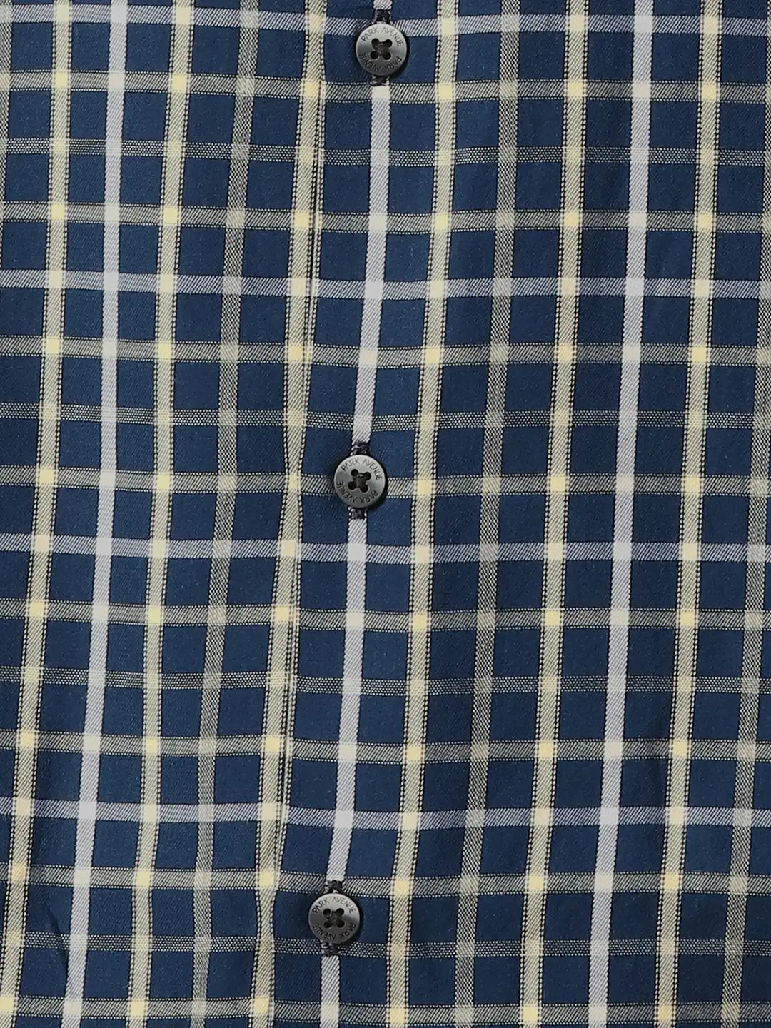 Park Avenue Slim Fit Checkered Dark Maroon Shirt