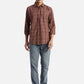 Park Avenue Slim Fit Checkered Dark Blue Shirt