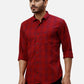 Park Avenue Slim Fit Printed Medium Grey Shirt