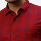 Park Avenue Slim Fit Printed Medium Grey Shirt