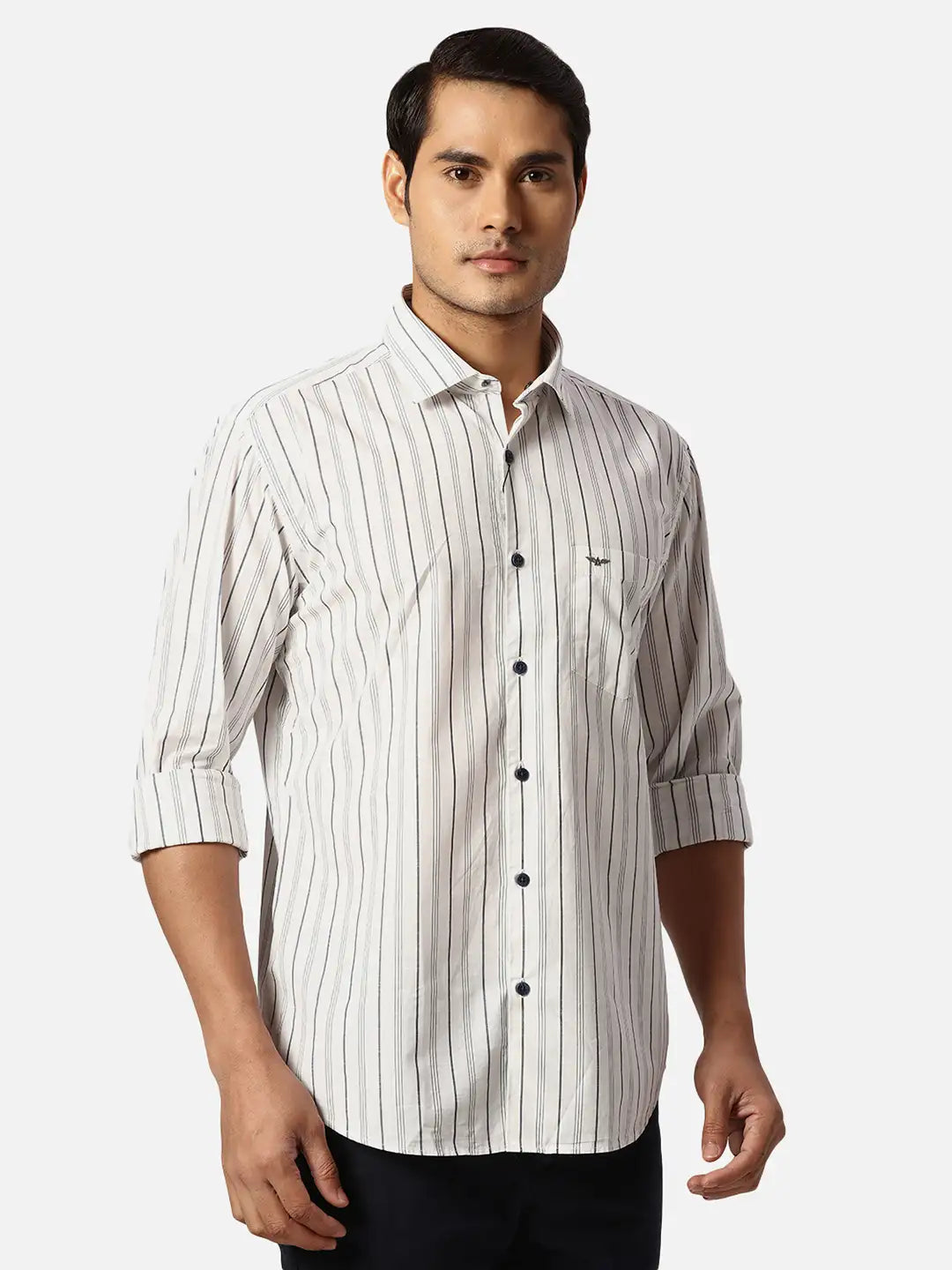 Park Avenue Slim Fit Printed Medium Red Shirt