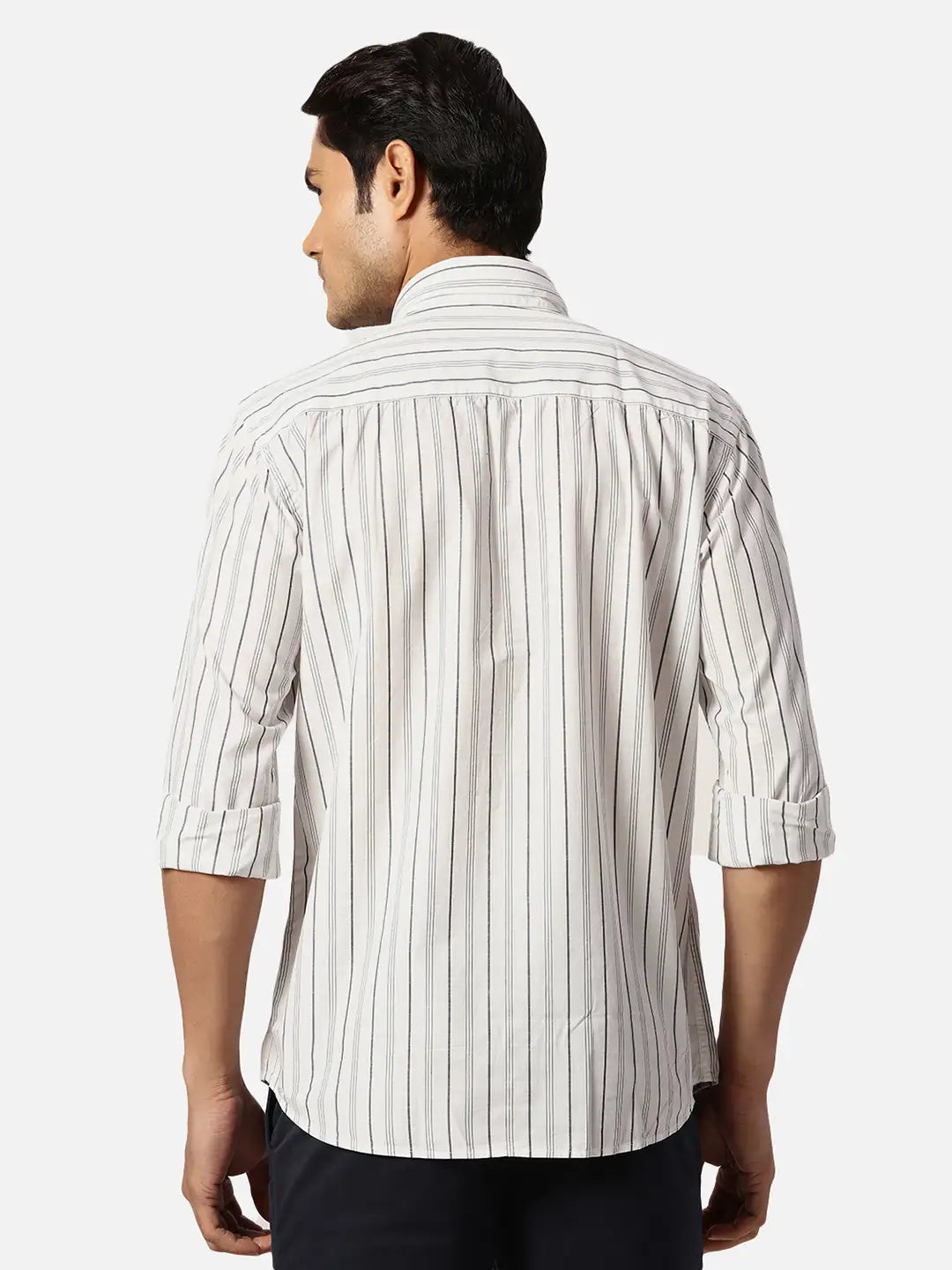 Park Avenue Slim Fit Printed Medium Red Shirt