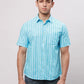 Men White Super Slim Fit Solid Cotton Blend Shirts