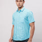 Men White Super Slim Fit Solid Cotton Blend Shirts