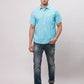 Men White Super Slim Fit Solid Cotton Blend Shirts