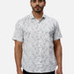 Park Avenue Slim Fit Printed Medium Green Shirt