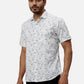 Park Avenue Slim Fit Printed Medium Green Shirt
