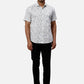 Park Avenue Slim Fit Printed Medium Green Shirt