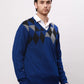 Park Avenue Men Fawn Solid Regular Fit Acrylic Blend Full Sleeve Pullover