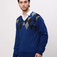 Park Avenue Men Fawn Solid Regular Fit Acrylic Blend Full Sleeve Pullover