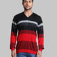 Men Regular Fit  Blue Sweater