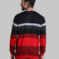 Men Regular Fit  Blue Sweater