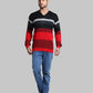 Men Regular Fit  Blue Sweater