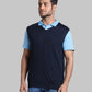 Men Regular Fit Black Sweater