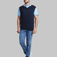 Men Regular Fit Black Sweater