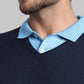Men Regular Fit Black Sweater