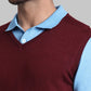 Men Regular Fit  Red Sweater