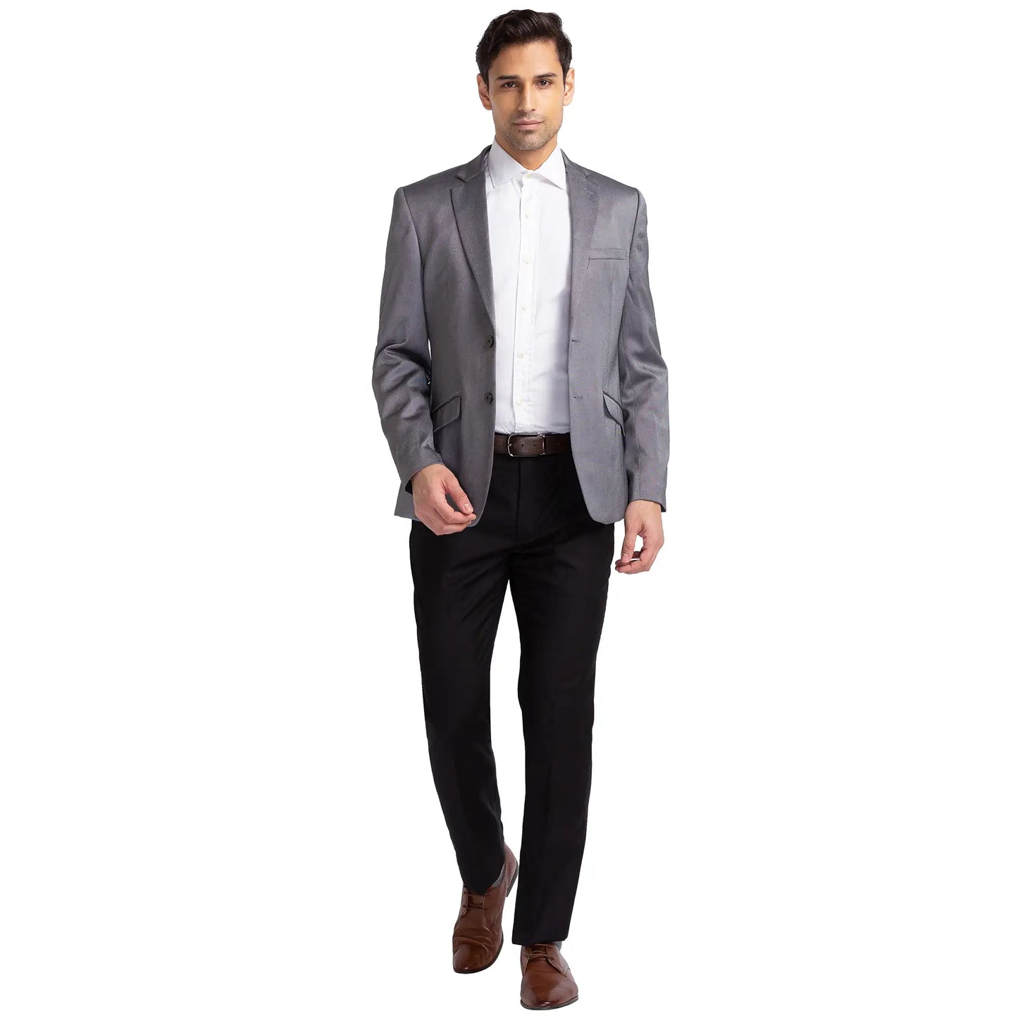 Men Regular Fit Fawn Suit