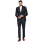 Men Super Slim Fit Dark Blue Suit