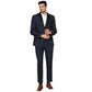Men Super Slim Fit Dark Blue Suit