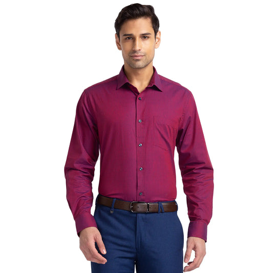 Men Regular Fit Blue Suit
