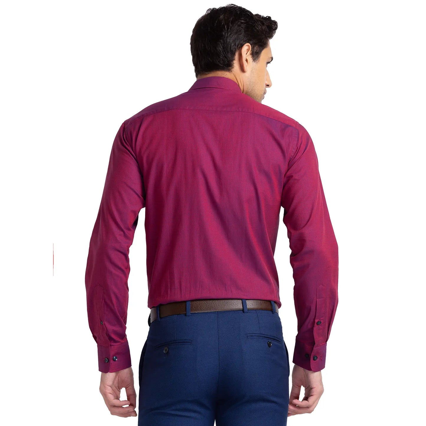 Men Regular Fit Blue Suit